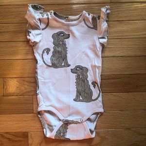 Mini Rodini Flutter Sleeve Bodysuit 68